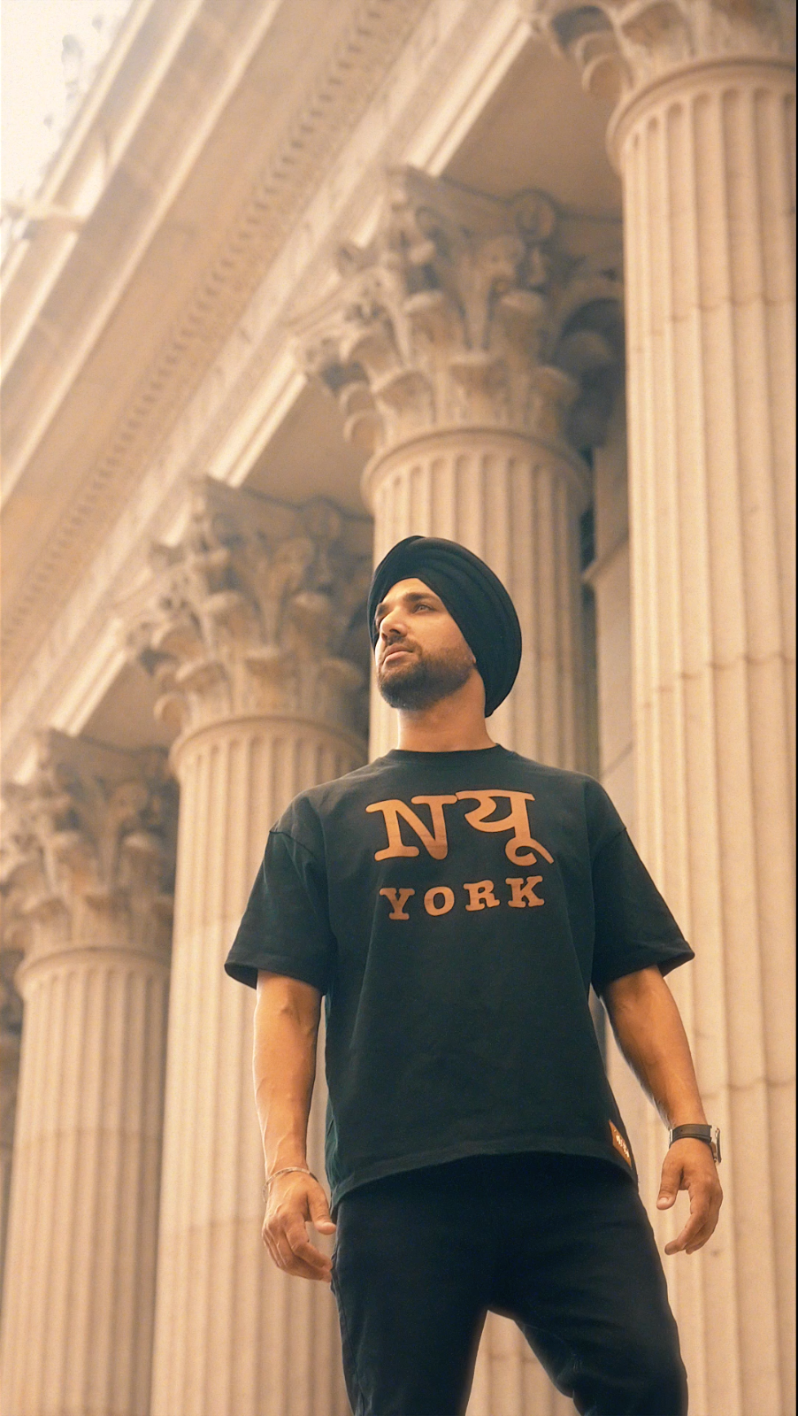 Punjabi "Nਯੂ" York"Heavyweight Oversize Tshirt