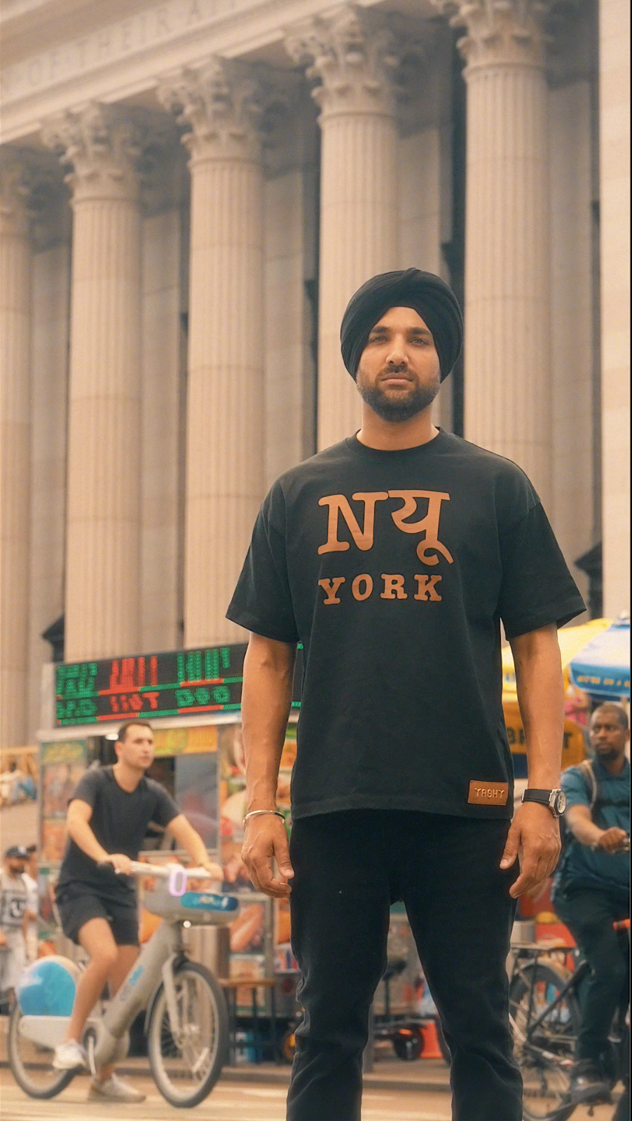 Punjabi "Nਯੂ" York"Heavyweight Oversize Tshirt