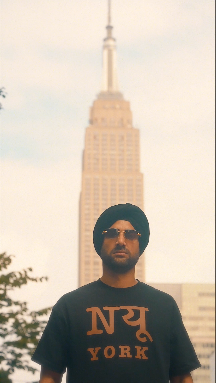 Punjabi "Nਯੂ" York"Heavyweight Oversize Tshirt